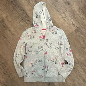 Cat & Jack Unicorn Zippered Hoodie